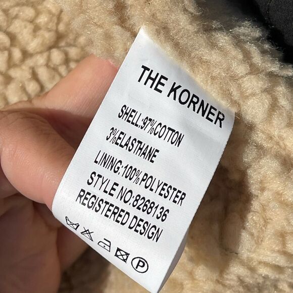 Anthropologie The Korner corduroy sherpa jacket small - Picture 12 of 13